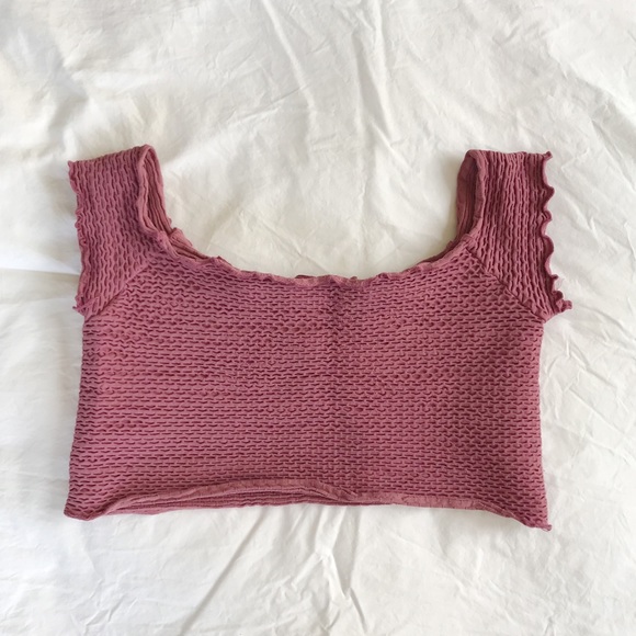 Free People smocked crop top - Picture 3 of 6